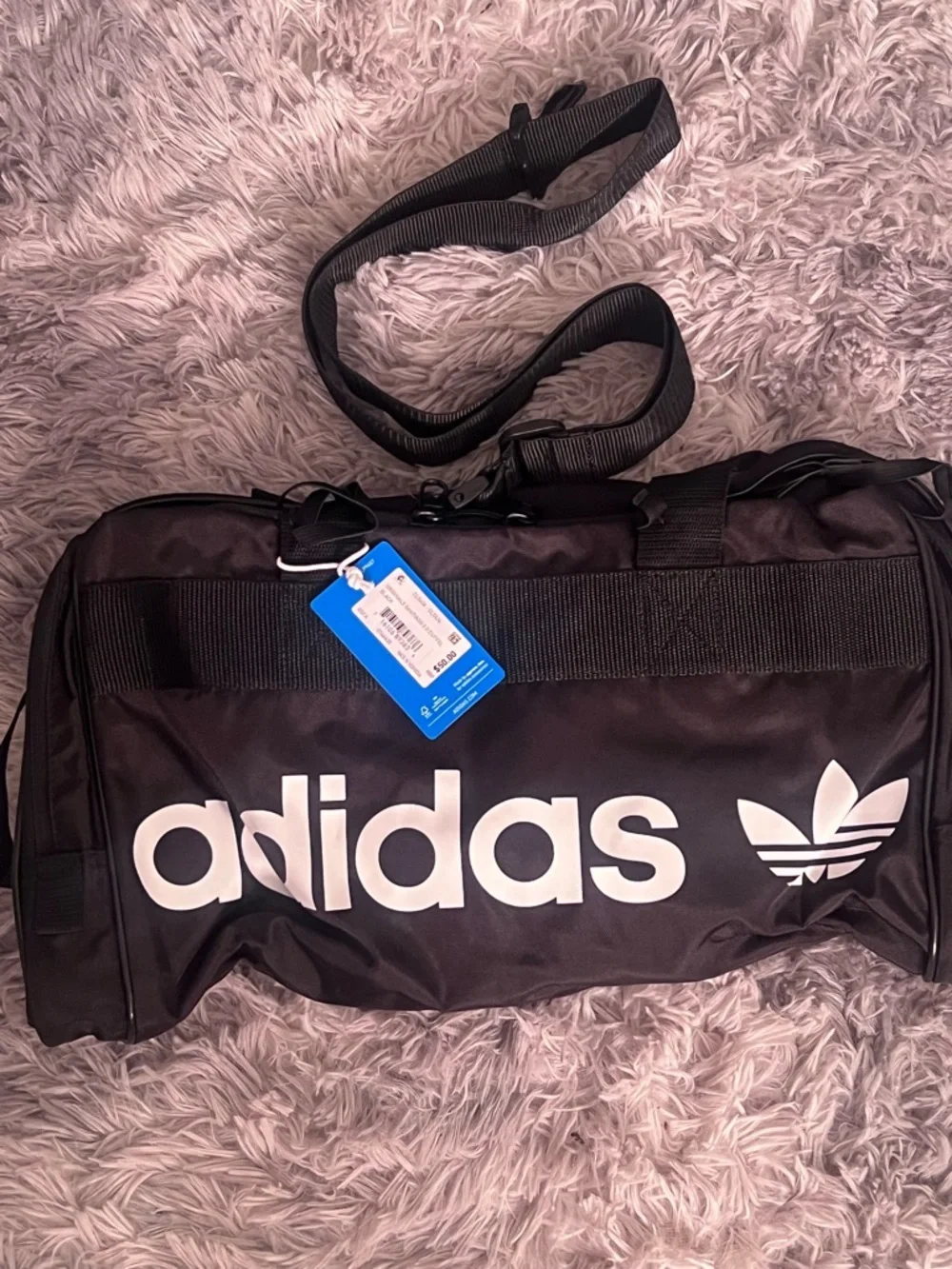 adidas Originals Black & White Duffel Bag